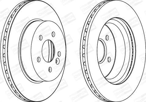 Champion 562099CH - Bremžu diski autodraugiem.lv