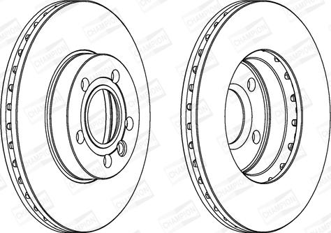 Champion 562043CH - Bremžu diski autodraugiem.lv