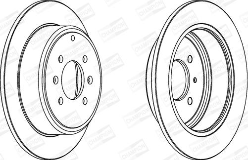 Champion 562042CH - Bremžu diski autodraugiem.lv