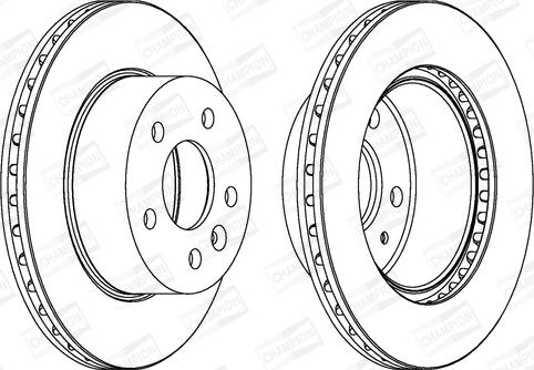Champion 562054CH - Bremžu diski autodraugiem.lv
