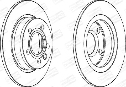 Champion 562057CH - Bremžu diski autodraugiem.lv