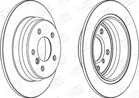 Champion 562062CH - Bremžu diski autodraugiem.lv
