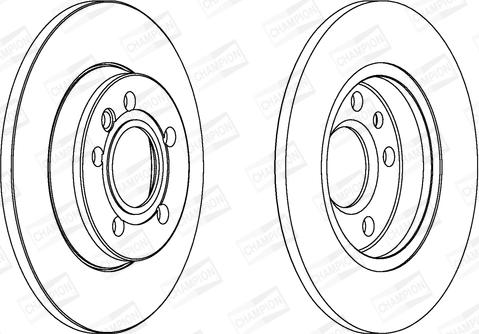 Champion 562081CH - Bremžu diski autodraugiem.lv