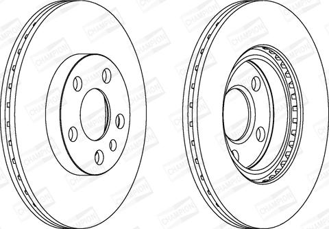 Champion 562033CH - Bremžu diski autodraugiem.lv