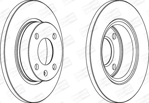 Champion 562073CH - Bremžu diski autodraugiem.lv