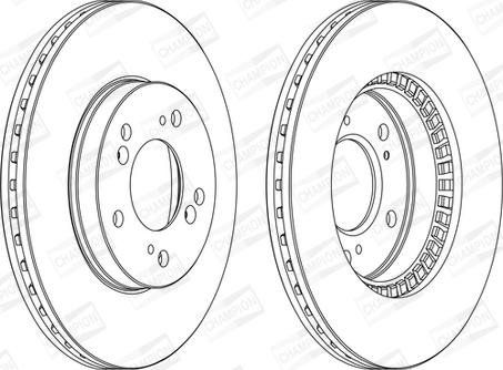 Champion 562143CH - Bremžu diski autodraugiem.lv
