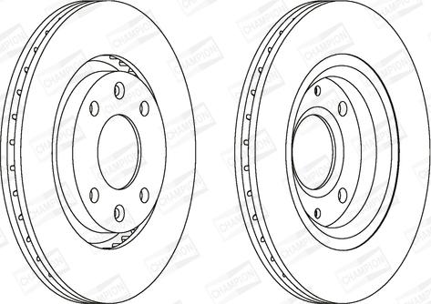 Champion 562128CH - Bremžu diski autodraugiem.lv