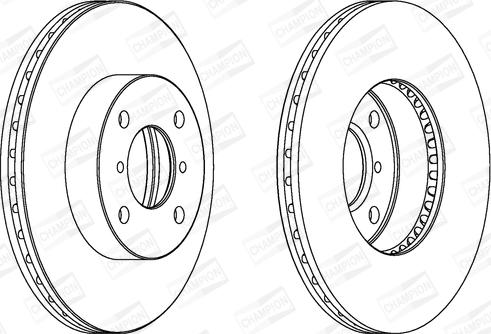Champion 562179CH - Bremžu diski autodraugiem.lv