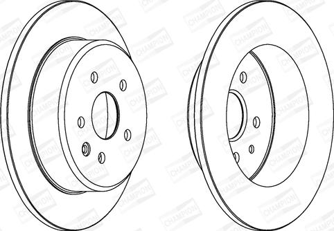 Champion 562830CH - Bremžu diski autodraugiem.lv