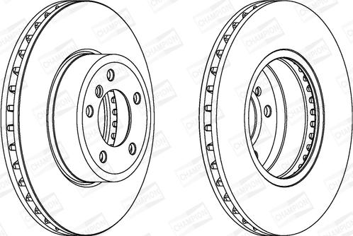 Champion 562397CH-1 - Bremžu diski autodraugiem.lv