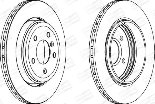 Champion 562318CH - Bremžu diski autodraugiem.lv
