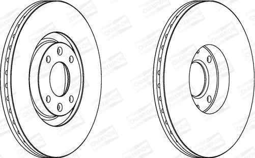 Champion 562267CH - Bremžu diski autodraugiem.lv