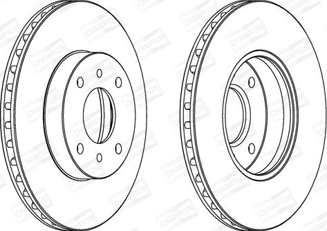 Champion 562232CH - Bremžu diski autodraugiem.lv