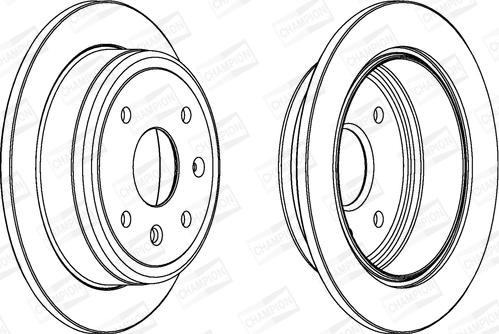 Champion 562740CH - Bremžu diski autodraugiem.lv