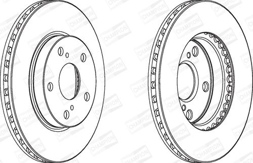 Champion 562736CH - Bremžu diski autodraugiem.lv