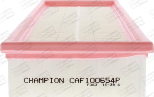 Champion CAF100654P - Gaisa filtrs autodraugiem.lv