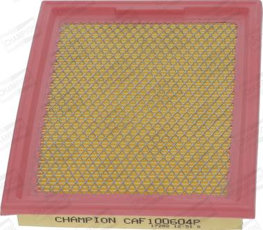 Champion CAF100604P - Gaisa filtrs autodraugiem.lv