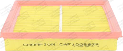 Champion CAF100687P - Gaisa filtrs autodraugiem.lv