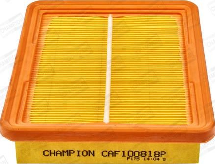 Champion CAF100818P - Gaisa filtrs autodraugiem.lv