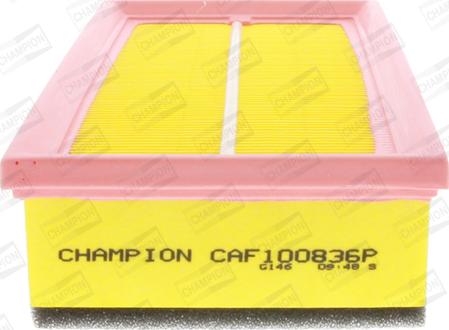 Champion CAF100836P - Gaisa filtrs autodraugiem.lv