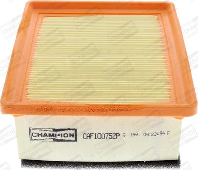 Champion CAF100752P - Gaisa filtrs autodraugiem.lv