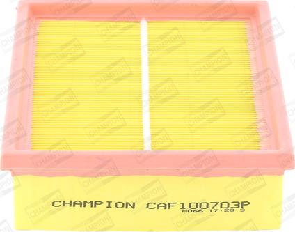 Champion CAF100703P - Gaisa filtrs autodraugiem.lv