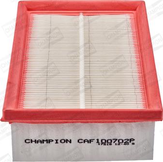 Champion CAF100702P - Gaisa filtrs autodraugiem.lv
