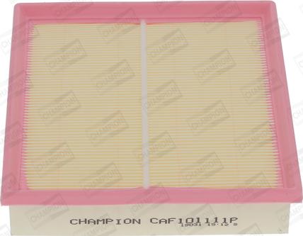 Champion CAF101111P - Gaisa filtrs autodraugiem.lv