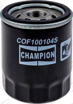 Champion COF100104S - Eļļas filtrs autodraugiem.lv