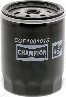 Champion COF100101S - Eļļas filtrs autodraugiem.lv