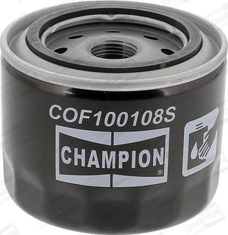 Champion COF100108S - Eļļas filtrs autodraugiem.lv