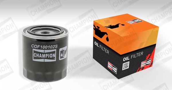 Champion COF100102S - Eļļas filtrs autodraugiem.lv
