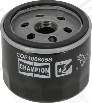 Champion COF100805S - Eļļas filtrs autodraugiem.lv