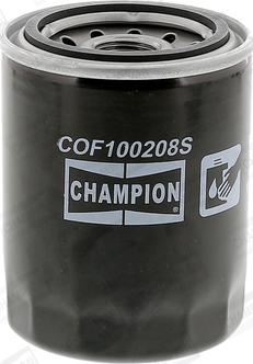 Champion COF100208S - Eļļas filtrs autodraugiem.lv