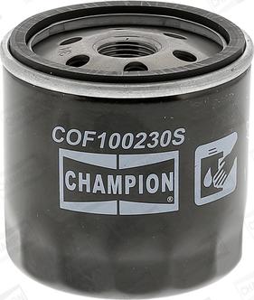Champion COF100230S - Eļļas filtrs autodraugiem.lv