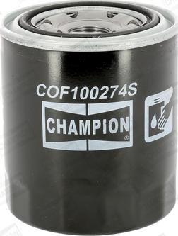 Champion COF100274S - Eļļas filtrs autodraugiem.lv