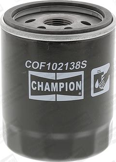 Champion COF102138S - Eļļas filtrs autodraugiem.lv