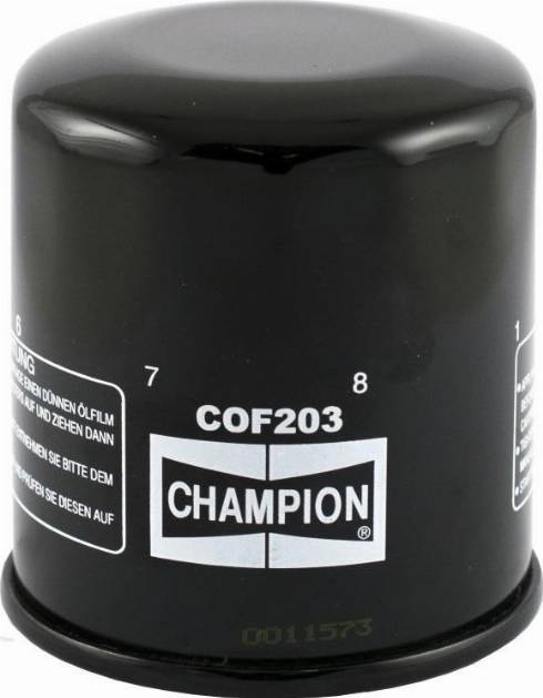 Champion COF203 - Eļļas filtrs autodraugiem.lv