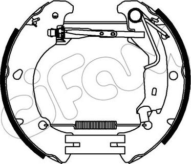 Cifam 151-454 - Bremžu loku komplekts autodraugiem.lv
