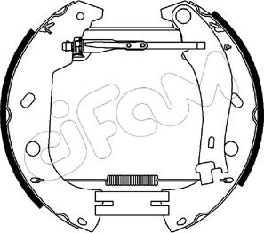 Cifam 151-216 - Bremžu loku komplekts autodraugiem.lv