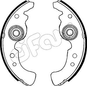 Cifam 153-556 - Bremžu loku komplekts autodraugiem.lv
