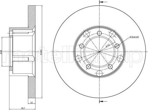 Cifam 800-1617 - Bremžu diski autodraugiem.lv