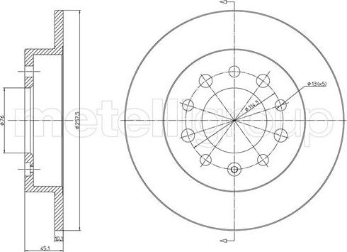 Parts-Mall PRA-049 - Bremžu diski autodraugiem.lv