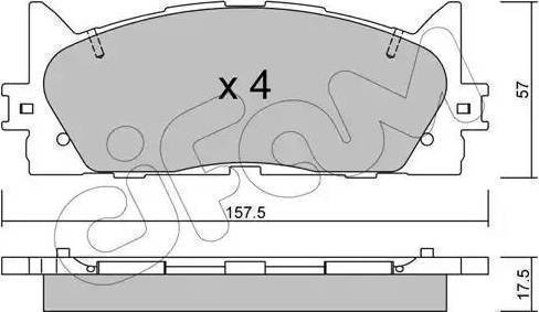 Sangsin Brake SP2080 - Bremžu uzliku kompl., Disku bremzes autodraugiem.lv