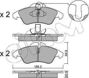 Sangsin Brake SP1273 - Bremžu uzliku kompl., Disku bremzes autodraugiem.lv