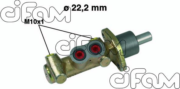 Cifam 202-456 - Galvenais bremžu cilindrs autodraugiem.lv