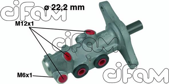 Cifam 202-457 - Galvenais bremžu cilindrs autodraugiem.lv