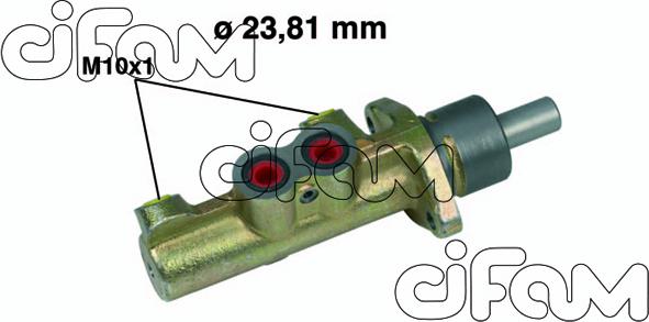 Cifam 202-411 - Galvenais bremžu cilindrs autodraugiem.lv