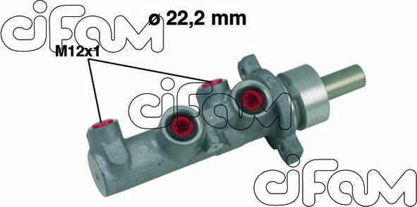 Cifam 202-483 - Galvenais bremžu cilindrs autodraugiem.lv