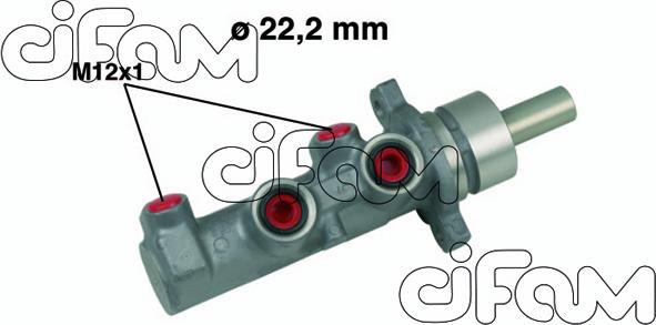Cifam 202-479 - Galvenais bremžu cilindrs autodraugiem.lv